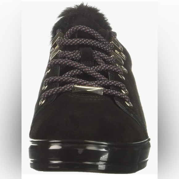 Taryn Rose Georgy Suede and Fur Sneakers - Picture 5 of 12